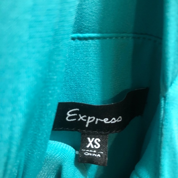 Express dress xs teal color - Picture 2 of 2
